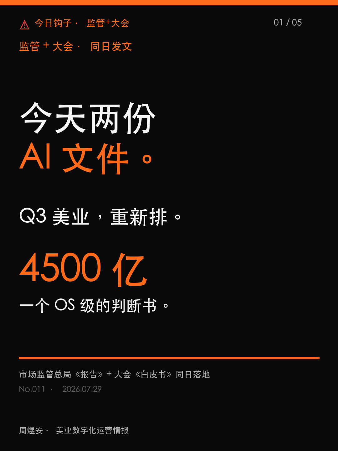 今天两份AI文件，Q3 美业重新排