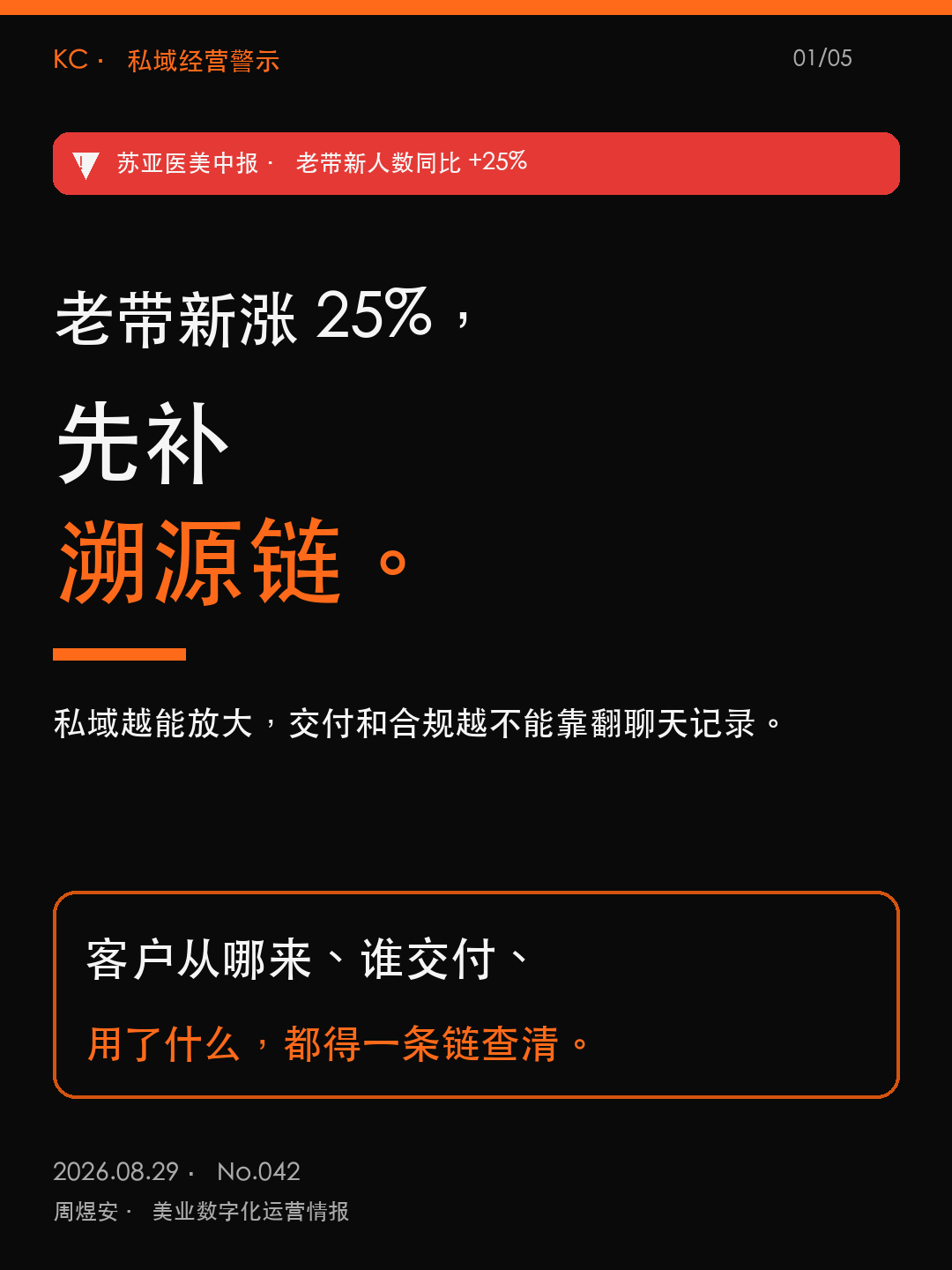 老带新涨25%，先补溯源链